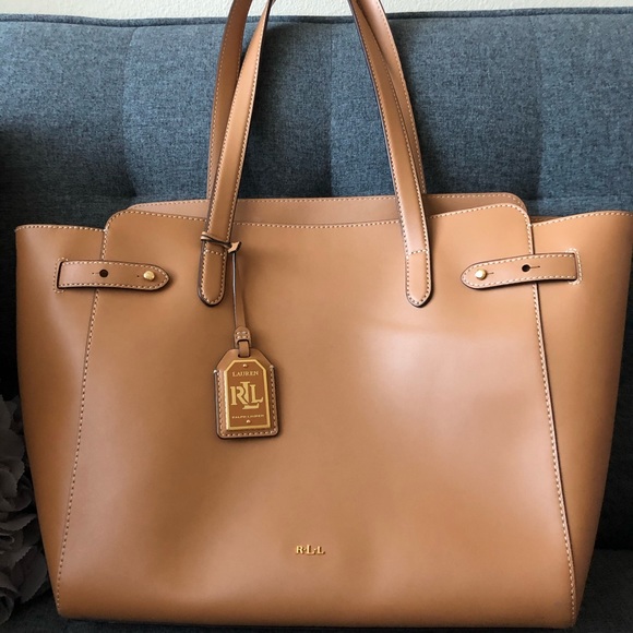 Ralph Lauren Handbags - Ralph Lauren | Beautiful Camel Tote